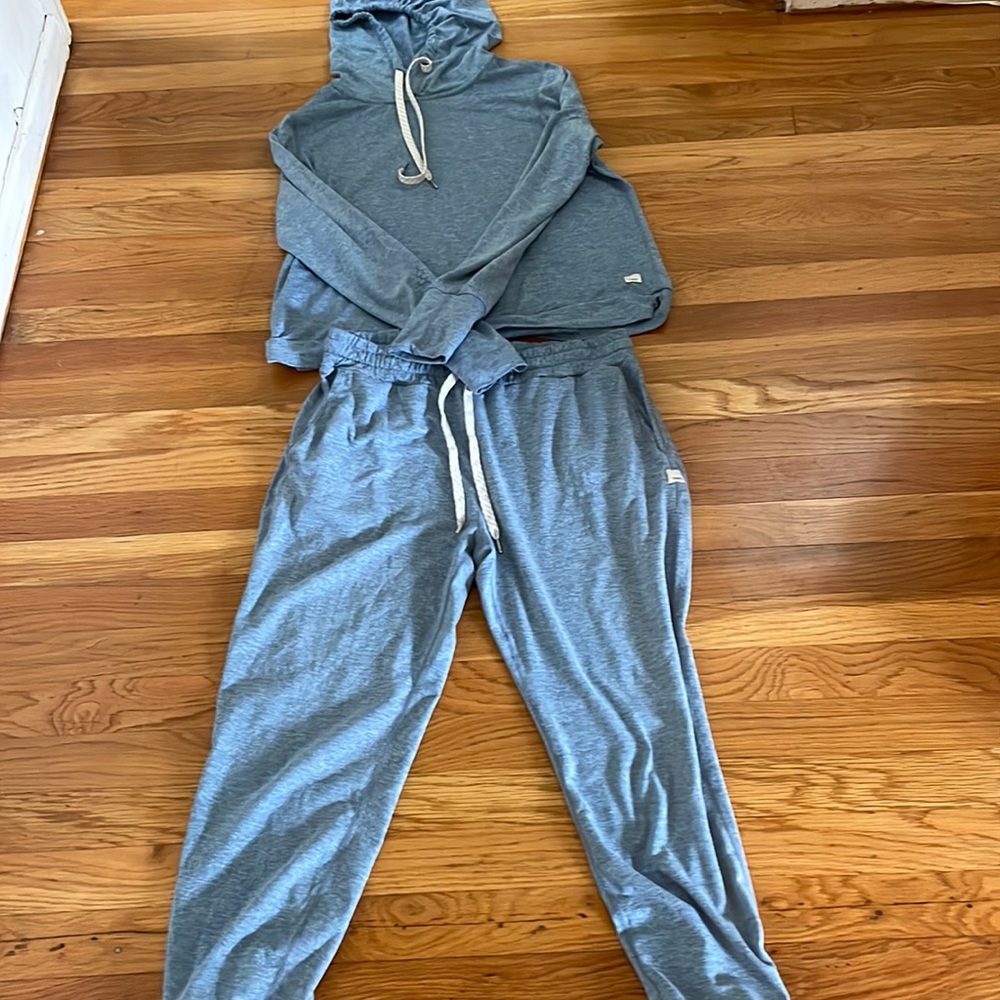 Vuori hoodie and performance jogger set